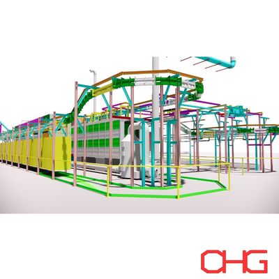 Хорошая цена Линия предварительной обработки для электрофореза/электрофоретического покрытия KTL/EPD. Категории покрытий. Линия по производству покрытий. онлайн