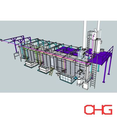 Вентиляторные сосуды для предварительной обработки для производства порошкового покрытия