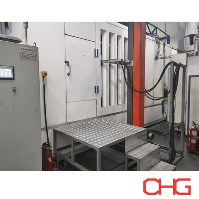 Профессиональная линия по покрытию порошком автомобильных компонентов с конвейерной системой монорельса и блоком управления PLC