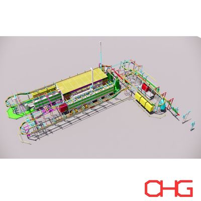 Линия предварительной обработки для электрофоретического покрытия на металлической подложке с возможностью индивидуальной настройки