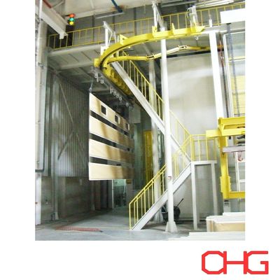 Автоматическая линия производства порошкового покрытия для железного электрического шкафа управления