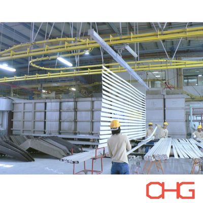 Профессиональная автоматическая линия производства порошкового покрытия для алюминиевых профилей