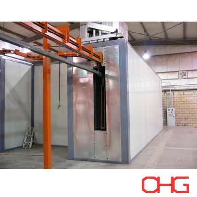 Настраиваемая воздушная конвейерная система Автоматическая электростатическая линия покрытия порошком для автомобильных компонентов