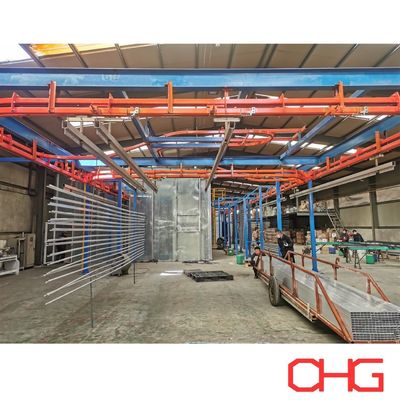 Технические данные Специализированная линия производства порошкового покрытия для алюминиевых профилей