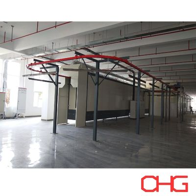 Акриловая панель покрытия машины монорельсового конвейера порошкового покрытия линии для индивидуального производства покрытия