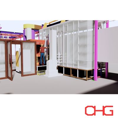 Хорошая цена Специалист по электростатической автоматической линии покрытия порошками металлических субстратов с прочным оборудованием для распыления оборудования онлайн