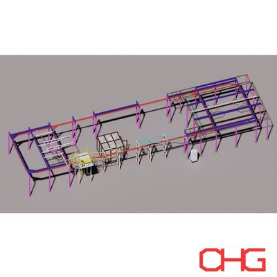 Линия высокопроизводительного порошкового покрытия Автоматическая система порошкового покрытия для различных металлических деталей Запросите индивидуальное решение