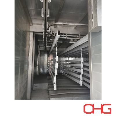 Инсталляция оборудования-гида и послепродажное обслуживание для индивидуальной конвейерной системы линии покрытия порошковым покрытием на алюминиевом подложке