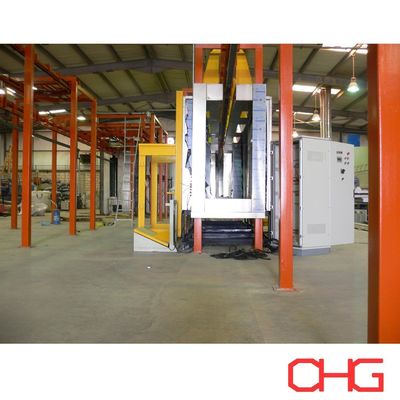 Профессиональная линия порошковой окраски с индивидуальным оборудованием для распыления фурнитуры и электростатическими распылителями