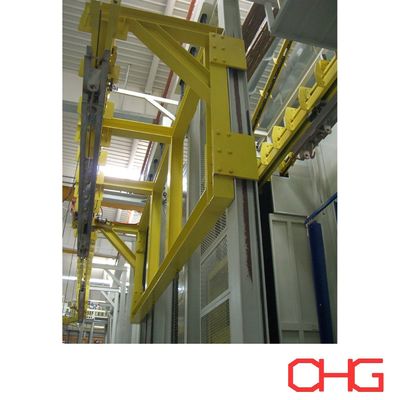 PLC управление порошковое покрытие подъемная машина настраиваемая для покрытия производственной линии